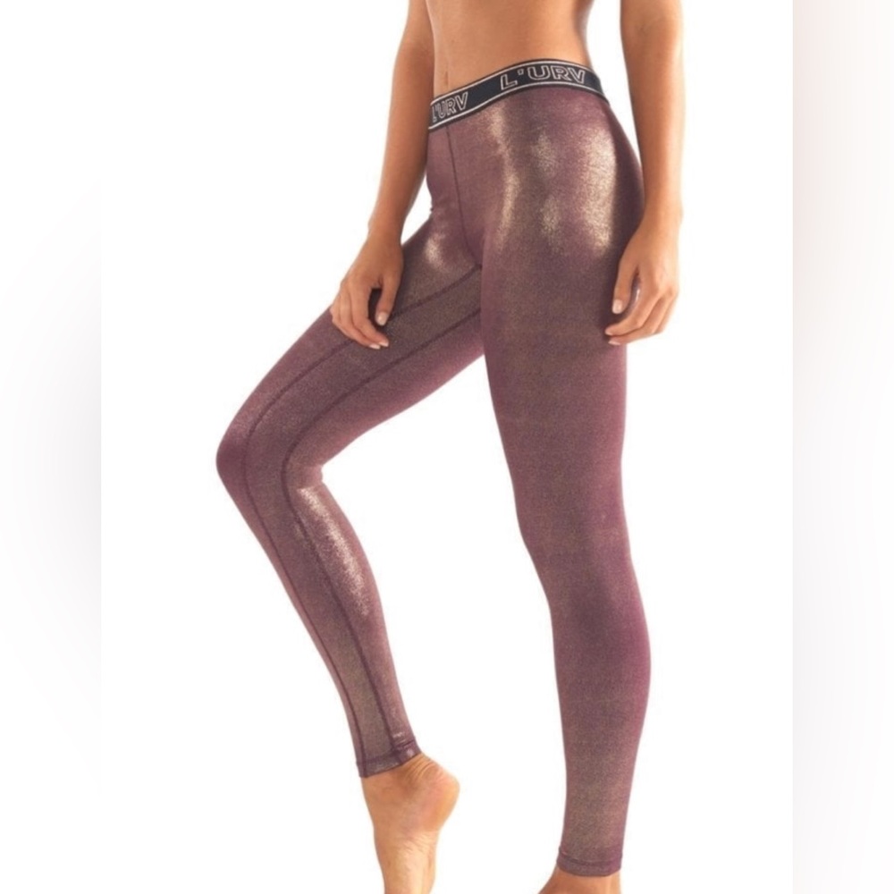 L’URV Leggings ALL THAT GLITTERS Legging Fig Gold – Sexy Workout Tights 2017